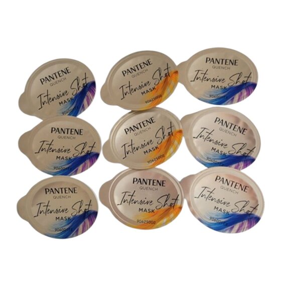 pantene Other - Pantene Quench Intensive Shot Hair Mask Treatment SEALED Lot of 9 Mixed Masks